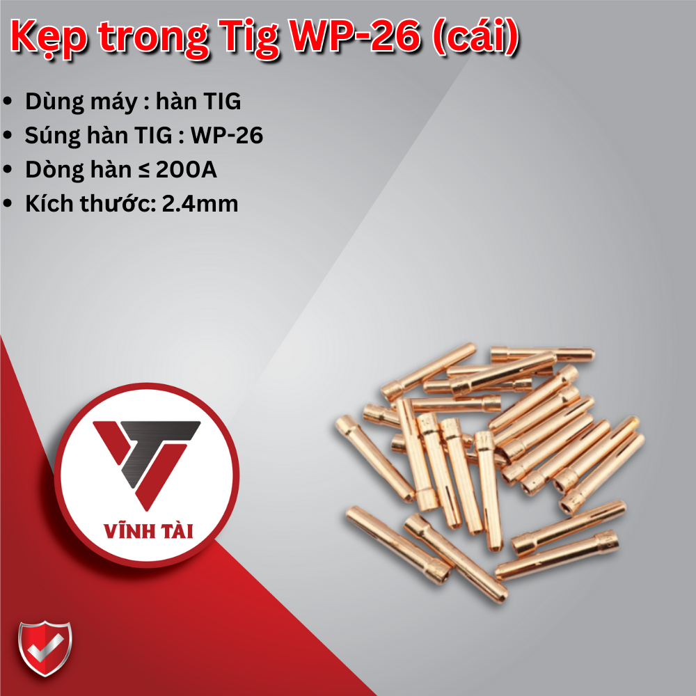 Kẹp trong Tig WP-26 (cái)