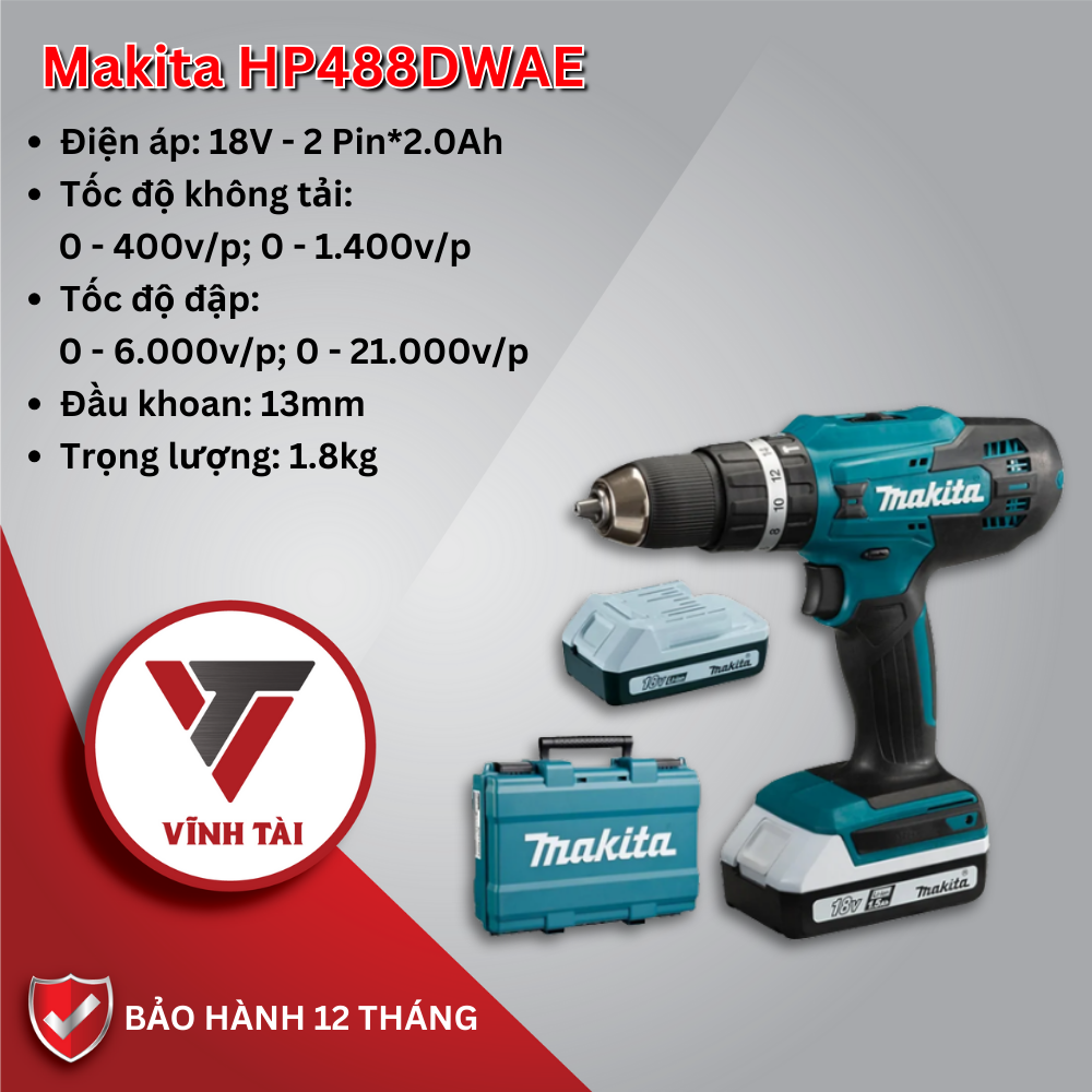 Makita HP488DWAE