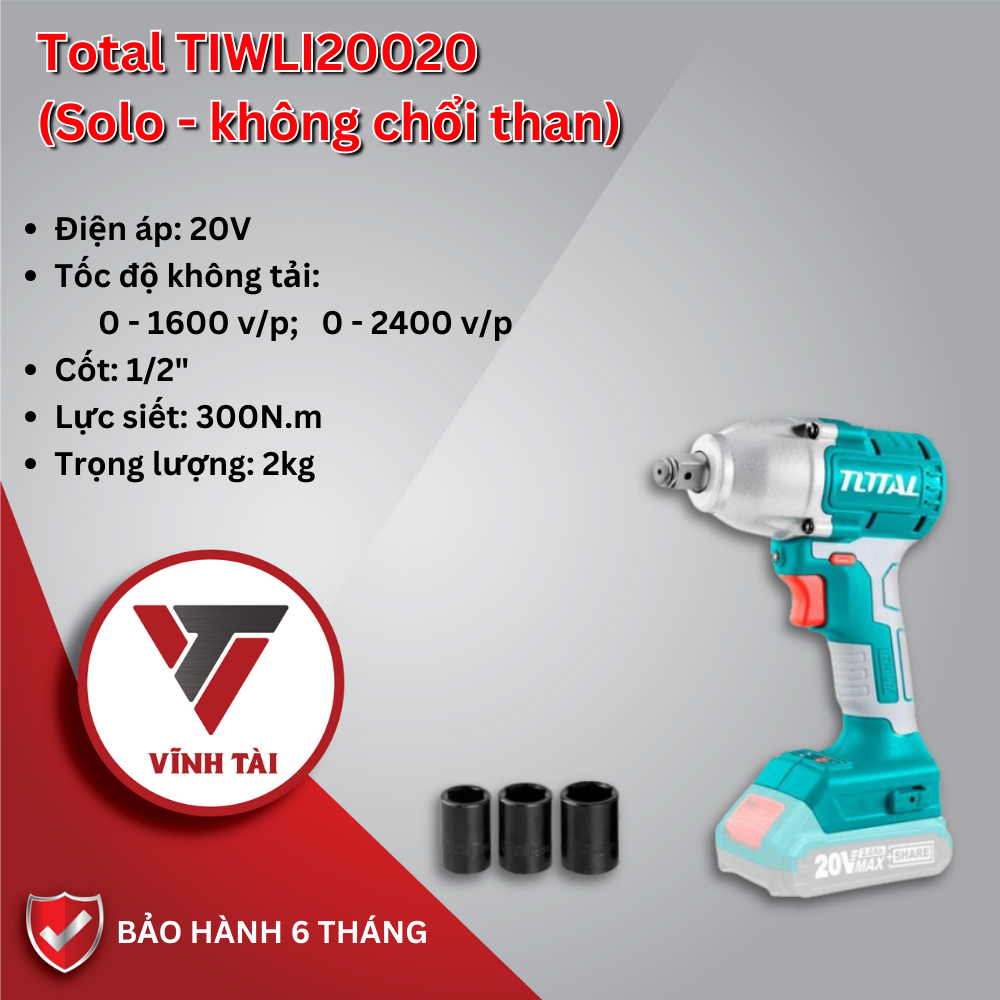 Total TIWLI20020 (Solo - không chổi than)